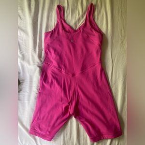 Lululemon Align Bodysuit 8” in Sonic Pink